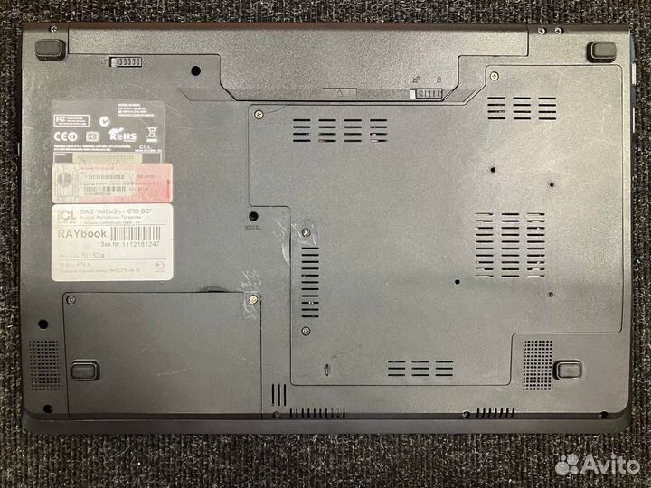 Ноутбук ICL RAYbook Si152a AMD X3/ 6GB /SSD 120GB