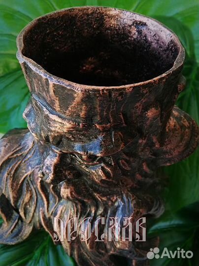 Пепельница, Карандашница Леший Пень. Металл