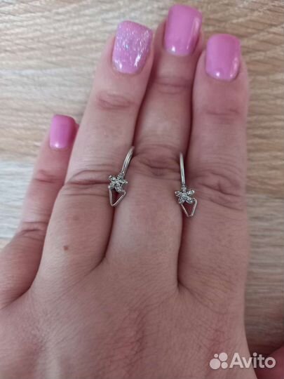 Серебряные серьги