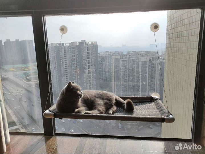 Лежанка для кошек, гамак на окно для животных