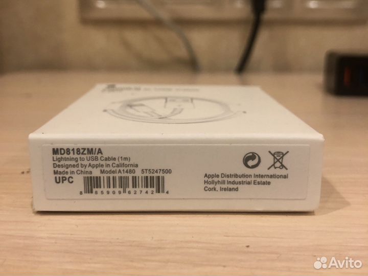 Кабель lightning,Apple iPhone,Оригинал