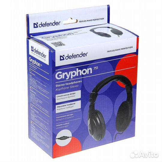 Наушники накладные Defender Gryphon 751
