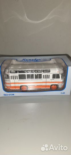 Автобус Паз 672 Масштаб 1:43