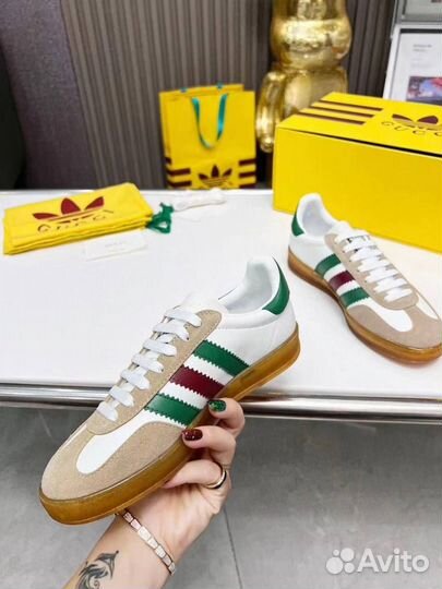 Кроссовки Кеды Adidas Gucci Gazelle Размер 36-41