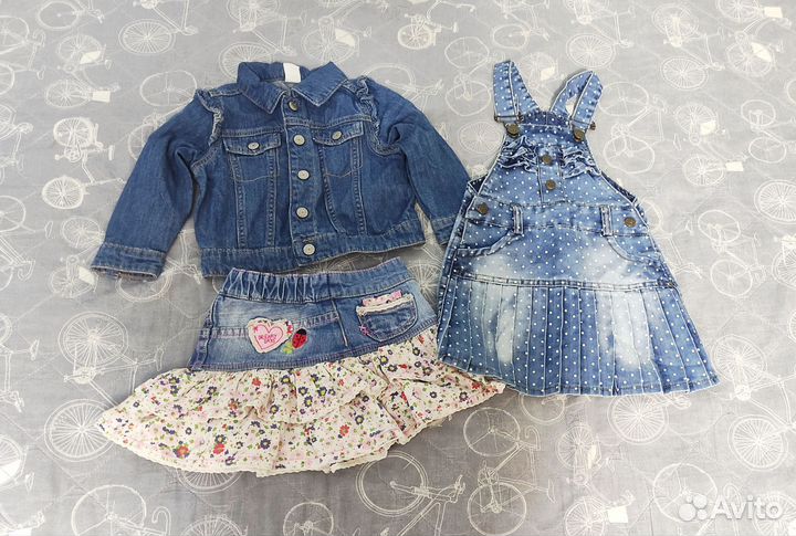 Детские вещи пакетом на девочку 86-104