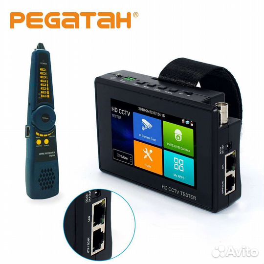 Тестер для видеонаблюдения Pegatah 4K