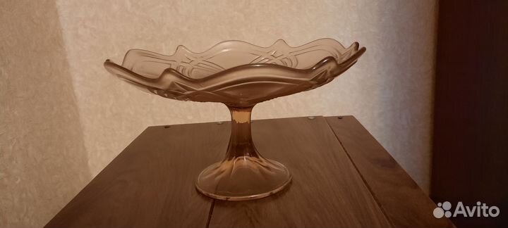 Ваза Фруктовница на ножке СССР