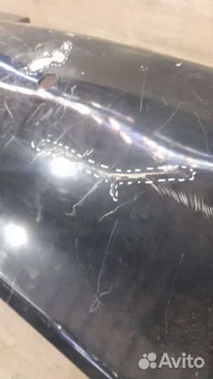 Бампер задний под парктроники Toyota Camry Xv50 С