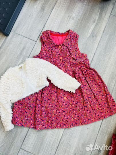 Огромный пакет одежды на девочку 98/104/110