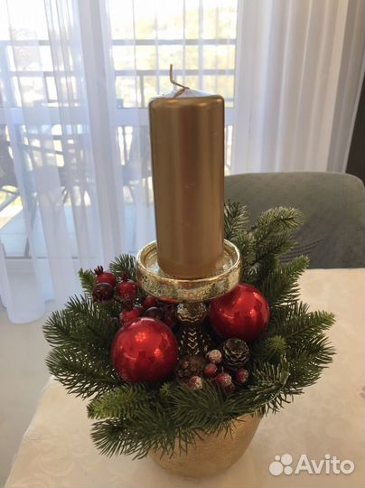 Елка искусственная со свечой