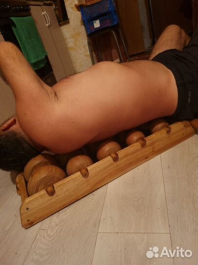 Массажер для спины деревянный