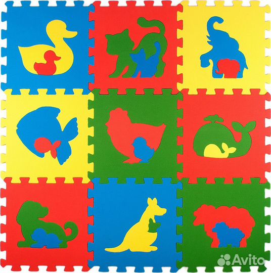 Мягкие коврики-пазлы
