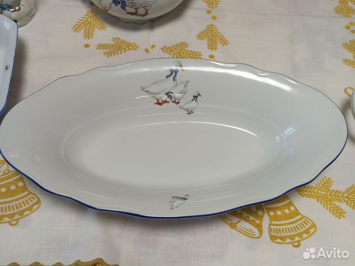 Набор посуды гуси Чехия