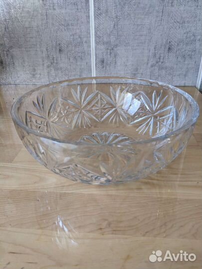 Салатник хрустальный из СССР