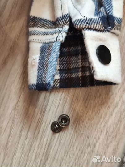 Фланелевая рубашка в клетку для мальчика