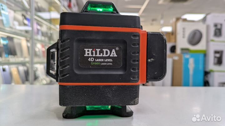 Лазерный уровень hilda 4D Green