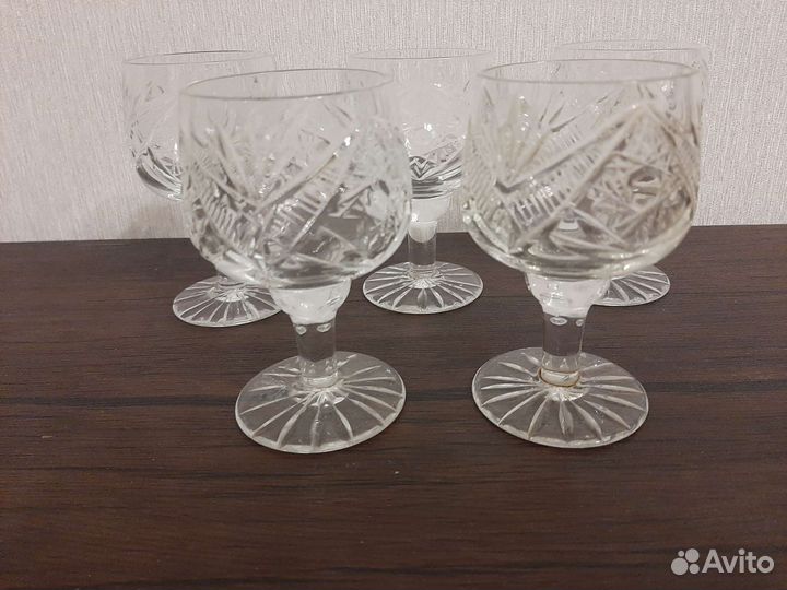 Фужеры, бокалы, рюмки, хрусталь на добор