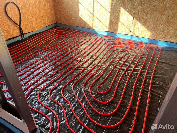 Теплый пол, отопление, радиаторы, котёл