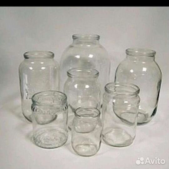 Банки стеклянные разного литража
