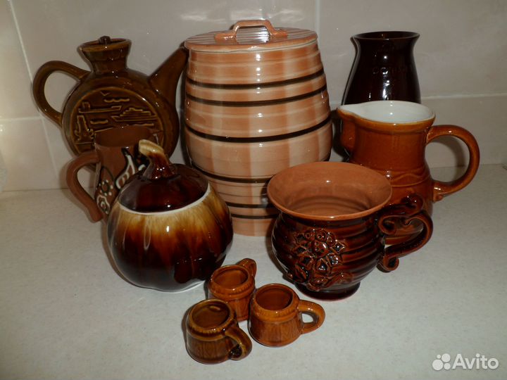 Кувшин, ваза Олимпиада 80, бочонок керамика