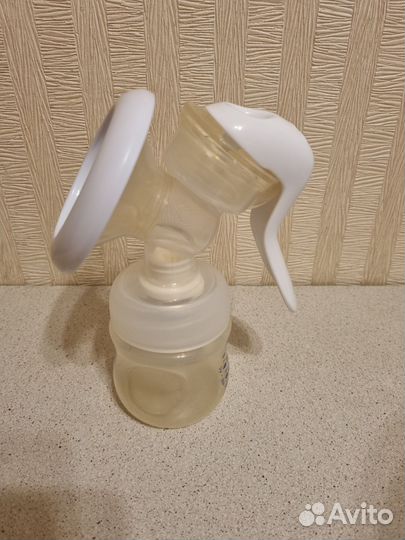 Молокоотсос avent ручной+стерилизатор