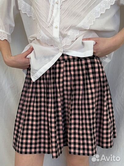 Клетчатая юбка monki