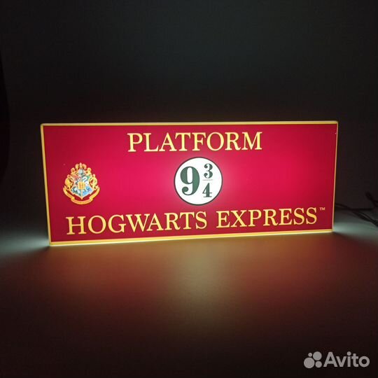 Светильник Harry Potter Hogwarts Express Logo