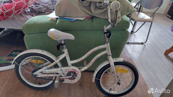 Детский велосипед, белый, Stern