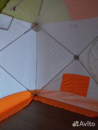 Зимняя палатка медведь куб2, трёхслойная