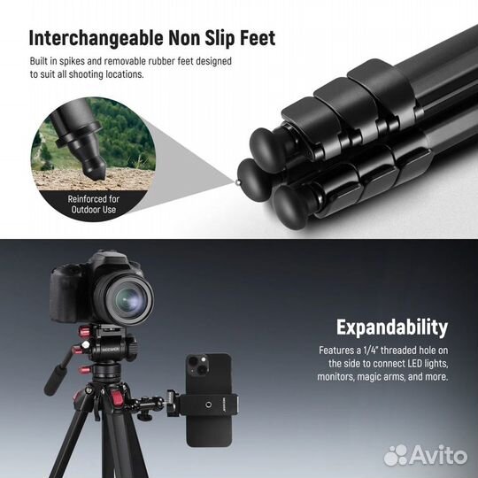 Видеоштатив neewer TP22 Travel Tripod