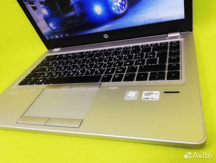 HP Ноутбук бу экран 14 Ssd Windows 7 4 ядра i5