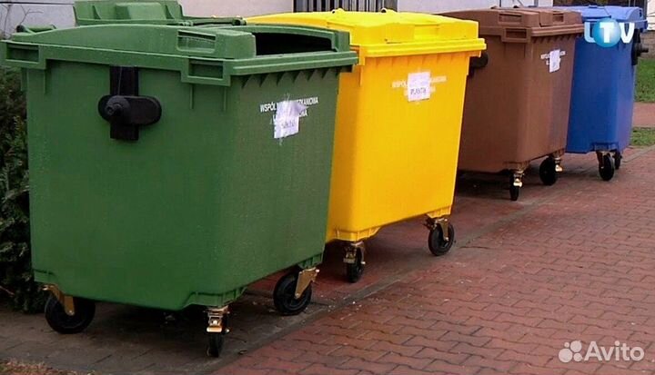 Пластиковый контейнер 1100л. Арт. 10110