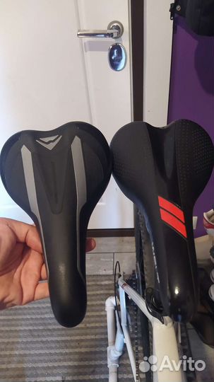 Рули, подседельный штырь, седло