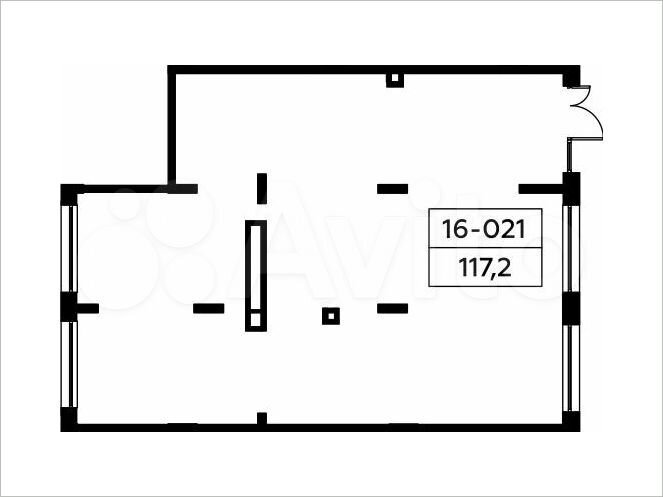 Аренда, торговое помещение, площадь 117.6 кв.м