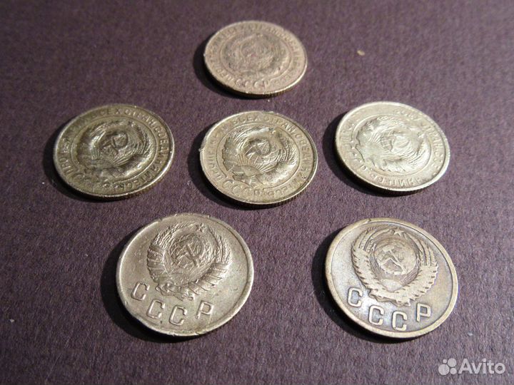 Монеты 2 копейки ранние Советы