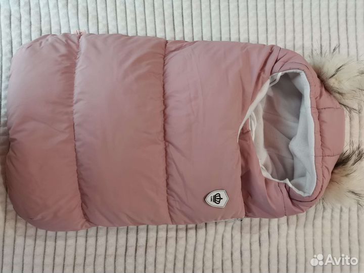 Конверт на выписку для девочки зимний