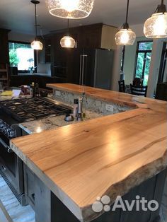 Столешница кухонная из массива