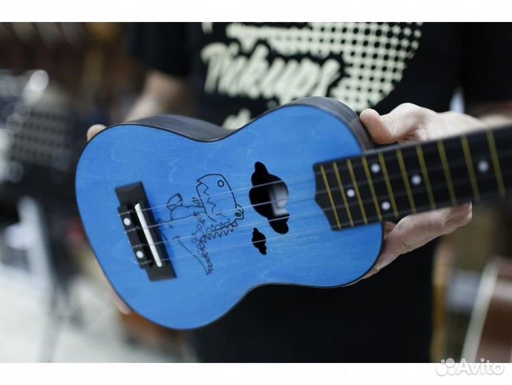 Terris plus dino укулеле сопрано