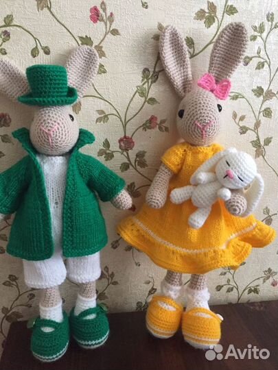 Вязанные игрушки ручной работы