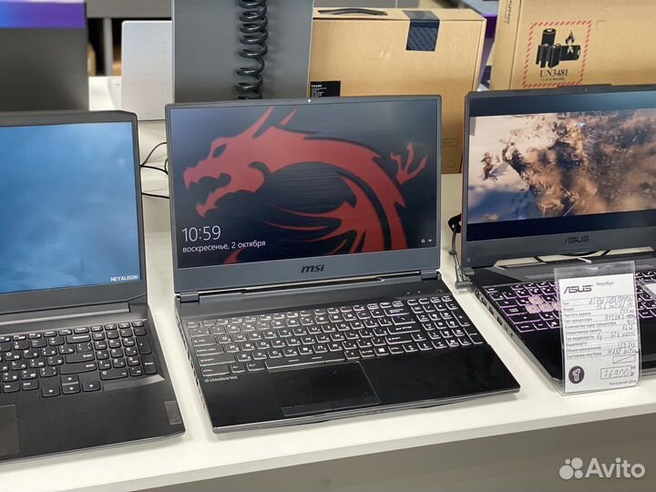 MSI IPS 120Гц GTX1660ti 6g Core i5 9th SSD512g