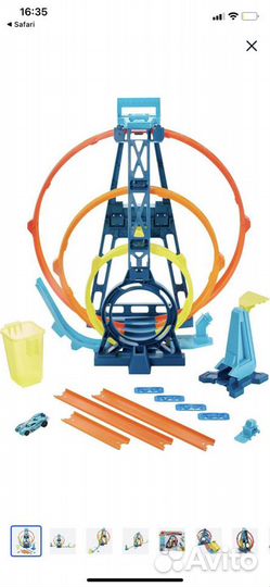 Hot wheels тройная петля