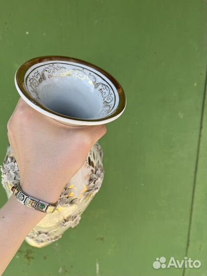 Ваза хрустальная