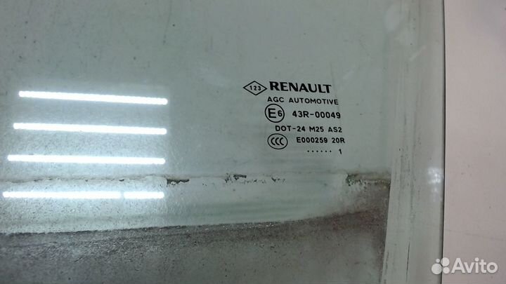 Стекло боковой двери Renault Scenic, 2011