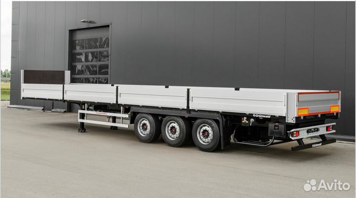 Полуприцеп бортовой Grunwald Gr.OS, 2023