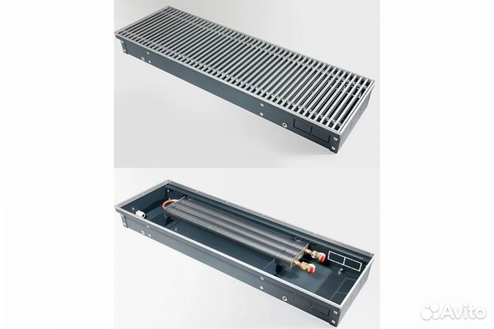 Внутрипольные и напольные конвектора