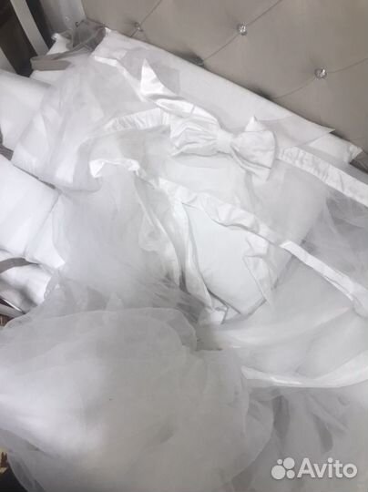 Бортики и балдахин в кроватку