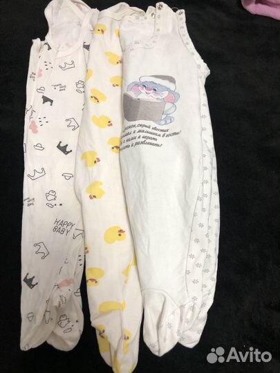 Детские вещи пакетом 62-86