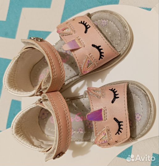 Сандалии для девочки 20 размер
