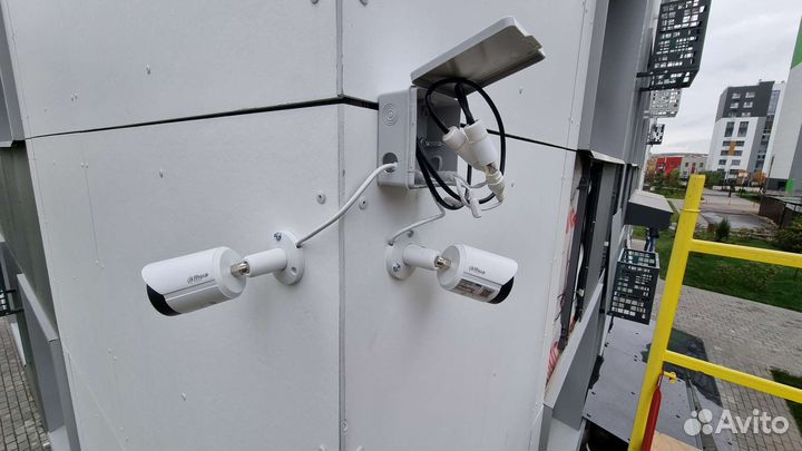 Установка системы видеонаблюдения