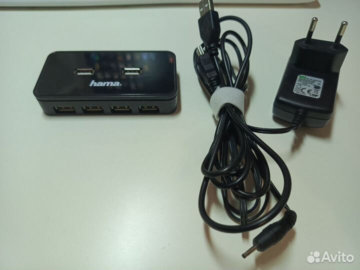 USB хаб hama Active на 7 портов с питанием